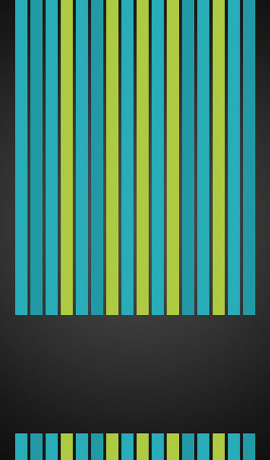 Metal, Blue and Green Business Card Template Zurück Miniaturbild