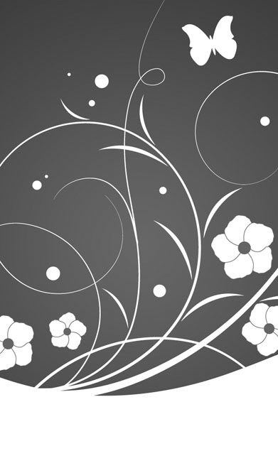 Green and White Flowers Business Card Template Zurück Miniaturbild