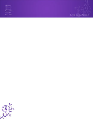 Elegant11 Letterhead