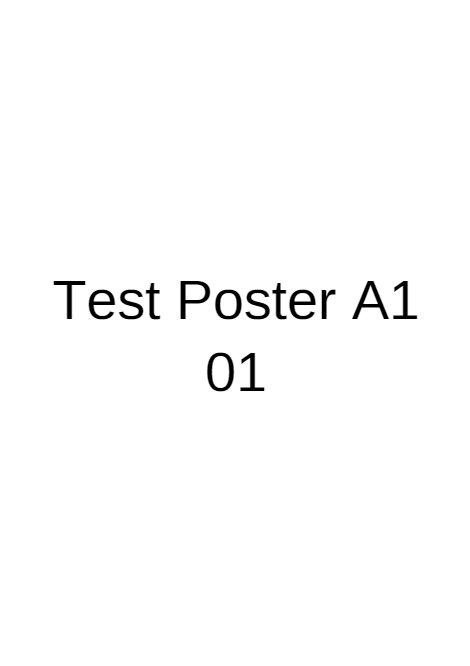 Test Poster A1 01